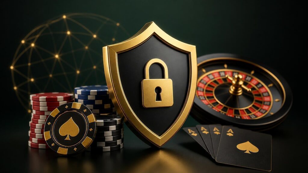 Casino Security Shield Icon